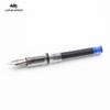 Cartucho de Tinta Universal para Caneta Tinteiro 3,4mm para Alunos do Ensino Fundamental, Azul Tinta, Não Apagável, Azul Puro, Azul Cristal Universal, Preto