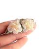 Horquilla elegante francesa dulce Gardenia mini pequeña clip lateral lindo flor clip lateral flequillo clip pico de pato horquilla