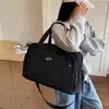 Bolsa de Viagem Expansível de Grande Capacidade, Separação Seca e Úmida, Bolsa de Fitness Portátil Leve e Simples, Versão Coreana, Bolsa Versátil para Esportes e Yoga