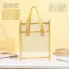 Bolsa de documentos transparente para exámenes, bolsa doble para tutorías de materias estudiantiles, bolsa de libros portátil, bolsa de almacenamiento para tareas, exámenes y arte