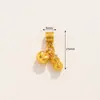 Colgante Tradicional de Aleación con Goteo de Oro, Adorno Auspicioso, Accesorios de Joyería con Cuerda Trenzada Hecha a Mano para DIY