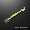 Cuchara de Silicona de Acero Inoxidable Aien 304 Cuchara de Doble Cabeza para Puré de Frutas Raspador para Suplemento Alimenticio de Frutas para Bebé Cuchara Suave Vajilla para Alimentación