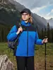 Cortavientos personalizado forrado de algodón con estampado de logo, ropa de trabajo para exteriores para hombres y mujeres, chaqueta cortavientos y cálida, abrigo de trabajo para team building
