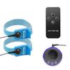 [Serie de Descarga Eléctrica con Control Remoto] Descarga Eléctrica Anillo Azul Masturbador Masculino Bloqueo de Orgasmo Anillo de Semen Accesorios y Suministros Sm