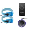 [Serie de Descarga Eléctrica con Control Remoto] Descarga Eléctrica Anillo Azul Masturbador Masculino Bloqueo de Orgasmo Anillo de Semen Accesorios y Suministros Sm
