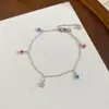 Colar com Pingente de Estrela Pulseira Estilo Ins Coreano Luxo Leve Sensação de Alto Padrão Corrente para Clavícula Joias Exclusivas Versáteis para Mulheres