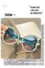 Gafas de Sol Oversize de Diseñador para Mujer - Acentos de Cristal Montados a Mano + Chic Estilo Urbano
