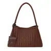 Bolso Cuadrado Pequeño de Moda Estilo Coreano para Mujer, Nuevo Bolso de Hombro Tejido de Lujo Ligero Verano 2026, Bolso para Axila Madre e Hija