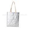 Bolso de Hombro Ecológico Estilo Europeo y Americano de Papel Dupont Bolso Simple Impermeable Tyvek para Cosméticos Tyvek Personalizado Bolso de Compras Grande