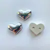 Nuevos Accesorios de Material para Fundas de Zapato, Teléfono, Corazón de Mariposa Metálico Electrochapado, Materiales para Manualidades DIY Hechos a Mano