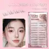GGRG Canção Passou Cílios Postiços Branco Cozido Cílios Subaquáticos Segmentados Transparência Natural Claro Estilo Coreano Leve Maquiagem Facial Artista Cílios
