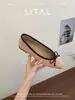Mocasines planos retro de gamuza versátiles estilo coreano de punta redonda y corte bajo con lazo, zapatos planos tipo ballet sin cordones para mujer