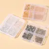 Conjunto Combinado de Contas de Posicionamento Botão de Furo Único Fecho de Lagosta de Quatro Grades Acessórios para Joias DIY Materiais para Miçangas de Colar Pulseira