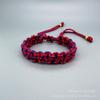 Nueva pulsera tejida a mano de estilo étnico colorido de algodón y lino, pulsera para pareja, moda callejera, casual, pulsera para novias