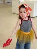 Roupa Infantil Weimu Colete para Meninas para Usar por Cima, Estilo Fino de Verão 2026 Roupa Infantil Casual, Camiseta Regata Classe A para Bebê Menina