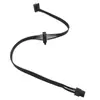 Adecuado para Computadora Dell Placa Base Dell Cable de Alimentación de Unidad Óptica Mini 6 Pines a Sata Disco Duro 6P a Sata