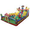 Castillo inflable al aire libre gran trampolín tobogán cuadrado instalaciones de juegos infantiles travieso fabricante de castillos