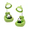 Regalo para Estudiante Panda Luz de Noche Recargable por USB Lámpara de Mesa Pequeña Plegable Portátil Iluminación Luz de Noche para Estudiar Adorno