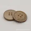 Botones decorativos redondos, de borde delgado, de cuatro agujeros, con textura tridimensional de resina para trajes de alta gama, abrigos y gabardinas, coloridos y exquisitos