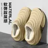 Pantuflas de algodón impermeables para hombre, nuevo estilo otoño/invierno 2026, adecuadas para usar en interiores y exteriores, deportivas, cálidas, forradas de felpa, con suela gruesa y antideslizantes
