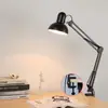 Lámpara de Escritorio LED de Brazo Largo 39cm Plegable Protección Ocular Clip para Escritorio Aprendizaje Trabajo Manicura Reparación de Pestañas Pintura Tatuaje Bordado