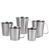 Copo Medidor de Aço Inoxidável 304 para Cafeteria e Loja de Chá com Leite, Copo para Arte com Leite Latte 0.5L 0.7L 1.0L Ferramenta para Arte com Leite Latte de Café
