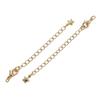 Cadena de extensión para collar y pulsera con cierre de hebilla de langosta de oro de 14/18 quilates que conserva el color, accesorios de joyería hechos a mano.