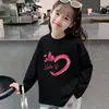 Camiseta Blanca Delgada de Algodón con Mangas Largas, Elegante, para Niñas, Adecuada para Primavera y Otoño, Se Puede Usar como Ropa Interior o Superior, Ropa para Niños