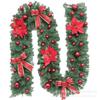 Rattan de Natal Personalizado 2,7m Pvc Criptografado Guirlanda de Rattan de Natal Layout Hotel Shopping Center Fabricante de Decoração de Natal