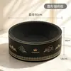 Placa de arranhar para gatos de papelão preto ondulado espesso, ninho para gatos resistente ao desgaste e que não solta pelos, ninho de arranhar para gatos integrado, placa de arranhar para gatos, bacia para afiar garras