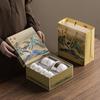 Conjunto de Chá Kung Fu de Porcelana de Jade Branco de Alta Qualidade, Bule com Tampa, Xícara de Chá, Caixa de Presente, Lembrança para Eventos Empresariais para Clientes