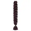165g Trenza Jumbo Cabello Trenzas Africanas Largas Peluca Hip Hop Fibra de Alta Temperatura Peluca