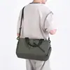 Bolsa de Gimnasio para Hombre Separación Húmedo/Seco Compartimento Independiente para Zapatos Gran Capacidad Bolsa de Viaje Ligera Portátil al Hombro Bolsa de Equipaje Deportivo