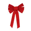 Árbol de Navidad Más Vendido en Amazon Suministros de Decoración Navideña Lazo de Terciopelo Rojo Decoración para el Hogar Festival de Primavera Regalo