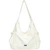 Otoño 2026 Nuevo Bolso Plateado Bolso Tote Bolso de Hombro de Nylon para Mujer Estilo Coreano Bolso de Niña Bolso de un Solo/Doble Hombro