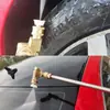 Conector Rápido Giratorio de Latón Transfronterizo de 5 Velocidades Ajustable 180 Grados Cabezal de Pistola de Agua para Lavado de Autos de Alta Presión