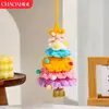 Enfeites de Árvore de Natal de Tricô Mais Vendidos no Exterior, Decorações de Natal Criativas de Crochê e Enfeites de Natal Festivos