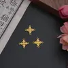 Colección de Accesorios de Aleación Estilo Chino Tradicional: Carácter de Fortuna, Nudo Chino, Colgante Floral Hueco, Hebilla de Conexión, Materiales para Pasador de Pelo DIY