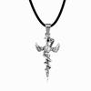 Acessórios de Pingente de Cobra Personalizados Estilo Coreano para Homens Colar Cruzado Retro Agressivo Moda Simples Joia Versátil