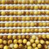 Venta al por mayor de fábrica raíz de bodhi natural color tinta espesa pulsera de cuentas redondas cuentas sueltas cuentas para joyería DIY plato de cuentas pulsera para jugar mujeres