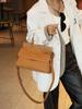 Bolso de Mujer de Piel de Vaca de Primera Capa, Bolso de Hombro Único Cruzado, Estilo Europeo y Americano, Moda Transfronteriza, Funda de Cuero Genuino para Viaje
