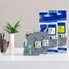 Adecuado para cinta de impresora de etiquetas Brother de 12 mm, Compatible con Tzc-611 D200 D210 E200 100