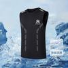 Camiseta deportiva de verano para hombre, transpirable, de seda de hielo, con hombros anchos, sin mangas, de secado rápido