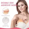 Almohadillas para senos de copa triangular transfronterizas más vendidas con insertos gruesos para sujetadores deportivos y trajes de baño, autoadhesivas, sin costuras, invisibles y realzadoras