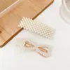 Pasador de Perlas Estilo Coreano Estilo Ins Pasador para el Cabello de Niña Estilo Carson Pinza Lateral para el Flequillo Pinza Superior Pinza de Celebridad de Internet Pinza Estilo Coreano
