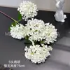 5 Cabezas de Hortensia de Madera Hortensia Copo de Nieve Flores Artificiales Hotel Boda Arreglo Floral Decoración Hogar Adornos Decorativos Suaves Flores Artificiales Mayoreo