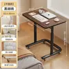 Mesa de Cabeceira Ajustável Mesa de Computador Móvel Mesa Lateral de Quarto para Sofá Mesa de Estudo para Pessoa Preguiçosa com Rodas Mesa de Escritório