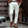 Estilo Quatro Estações E-commerce Transfronteiriço Novas Calças Sociais Masculinas Calças Casuais Retas Diárias Calças de Terno Moda Business Calças Longas