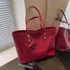 Bolsa de Casamento, Bolsa de Grande Capacidade, Bolsa Feminina, Pode Ser Usada para o Dia a Dia, Bolsa de Mão Vermelha para Noiva de Casamento, Bolsa Tote de Grande Capacidade