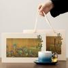 Juego de Taza de Café y Platillo de Cerámica Degradada Diseño de Nicho Taza para el Té de la Tarde Regalo Práctico para el Día Nacional y el Festival de Medio Otoño